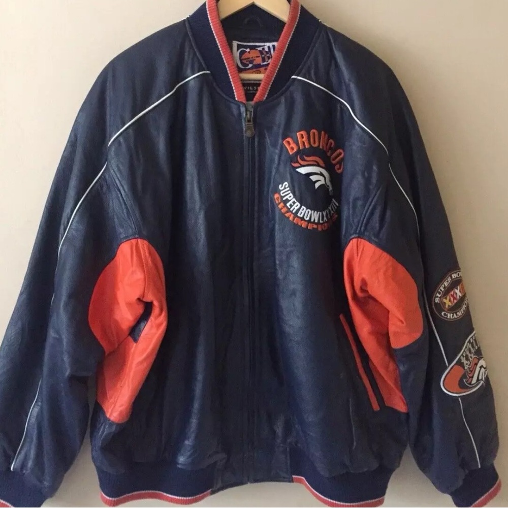 Vintage Denver Broncos Super Bowl Jacket
